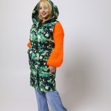 Softshell veste – zaļā kamuflāža