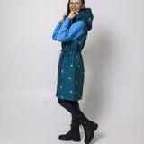 Softshell veste – Palmas uz zaļa fona