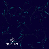 Spring Leafs Navy