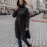 Svārku softshell mētelis – melns