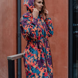 Sieviešu softshell mētelis – košas lapas