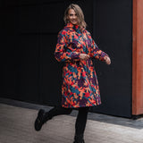Sieviešu softshell mētelis – košas lapas