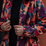 Sieviešu softshell mētelis – košas lapas