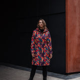 Sieviešu softshell mētelis – košas lapas
